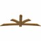 Ekena Millwork Davenport Rough Sawn Timber Gable Bracket, Western Red Cedar, 96"W x 36"H x 2"D x 6"F, 9/12 Pitch GBW096X36X0206DAV00RWR - alternate 3